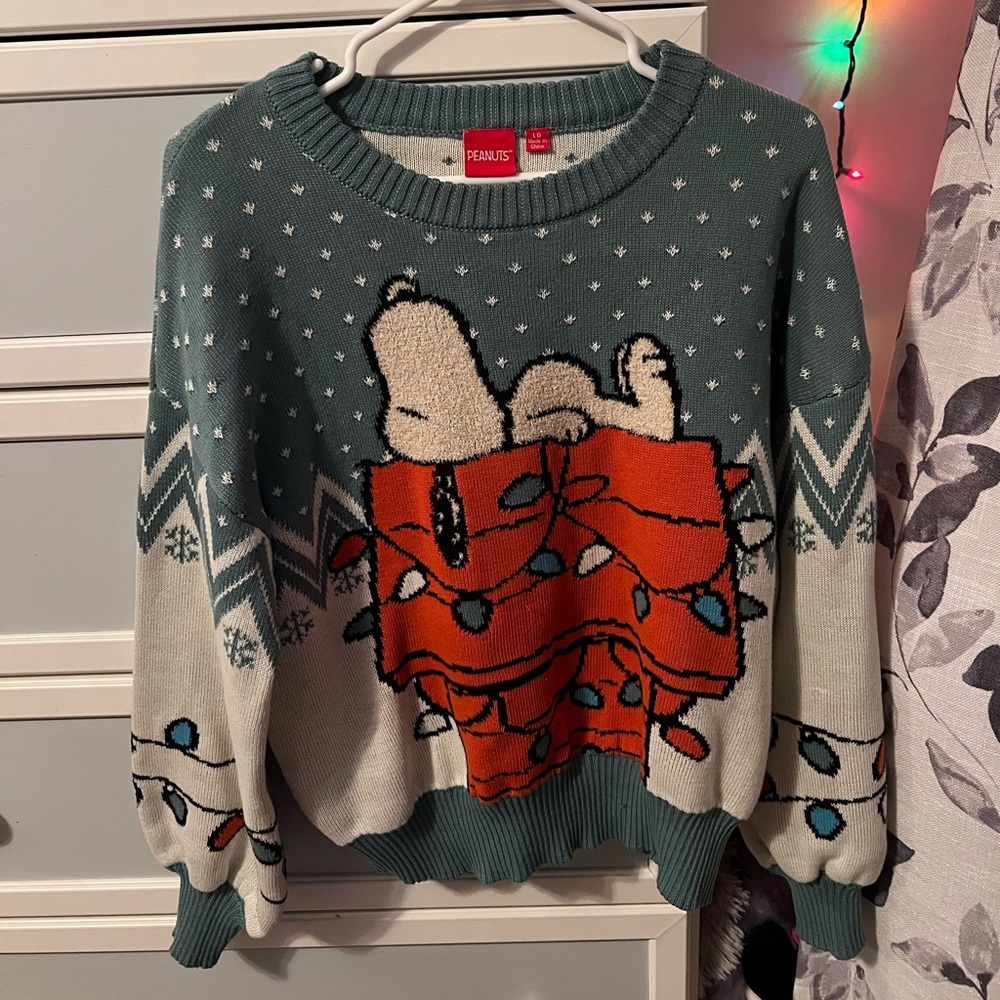cute christmas Snoopy sweater